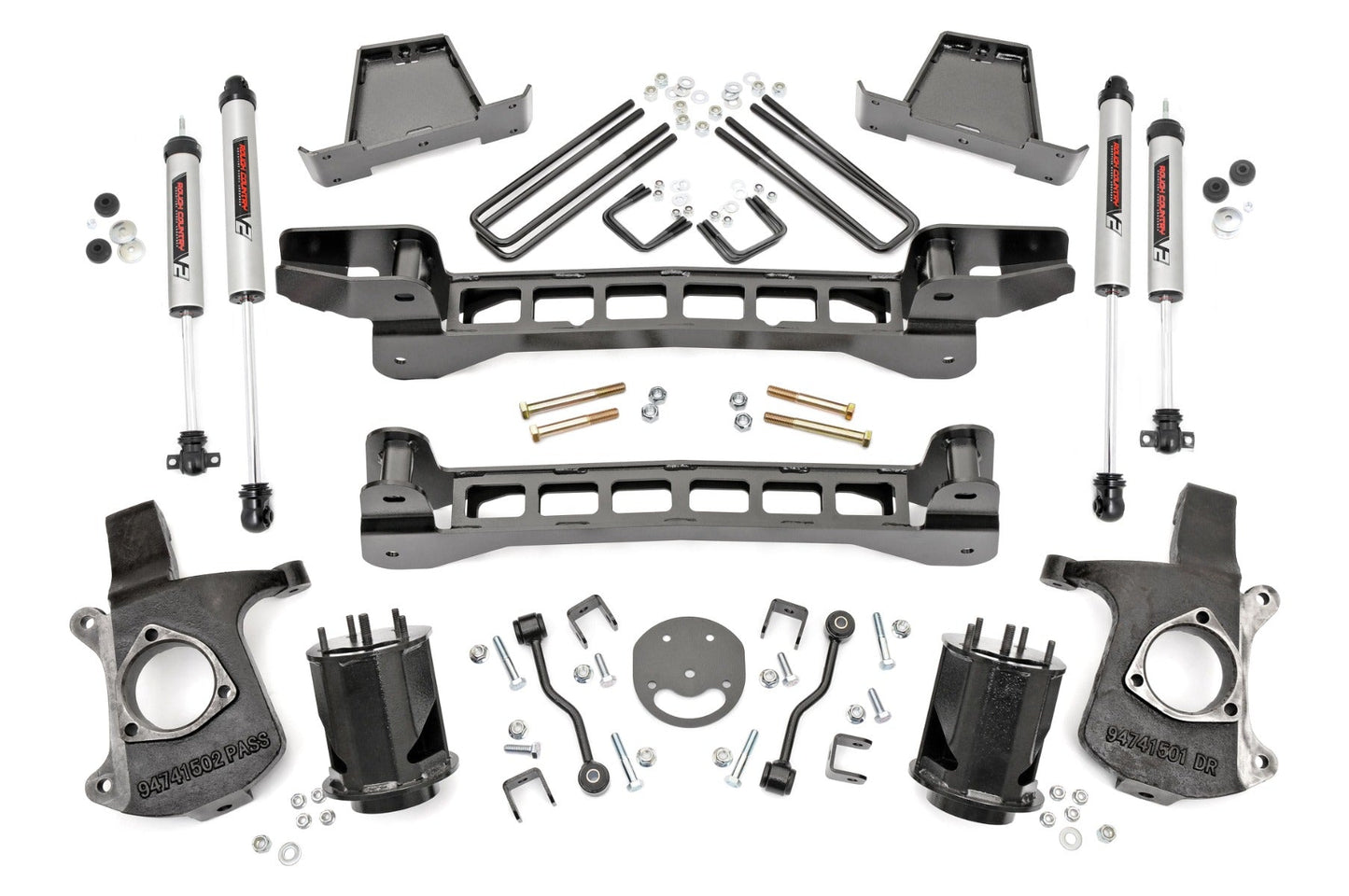 Rough Country 23470 6 Inch Lift Kit | V2 Shocks | Chevy/GMC 1500 2WD (99-06 & Classic)