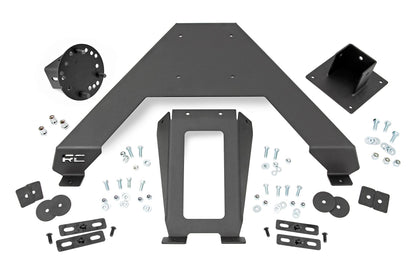 Rough Country 73110 Bed Mount Spare Tire Carrier | Universal (5x5.5 6x5.5 6x135 & 5x5.0 Bolt Patterns)
