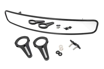 Rough Country 99005 UTV Rear View Mirror | Convex | 17" x 3" | 1.75" Mount