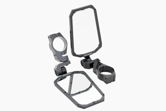 Rough Country 99209 UTV Aluminum Side View Mirrors | Horizontal