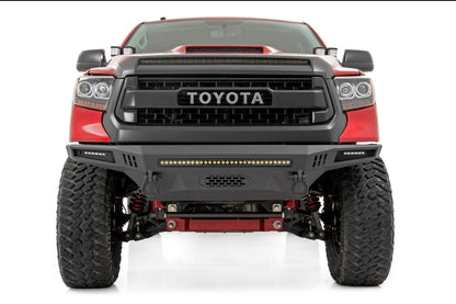 Rough Country 70847 LED Light Kit | Hood Bulge | 40" White/Amber Strip | Toyota Tundra (14-21)