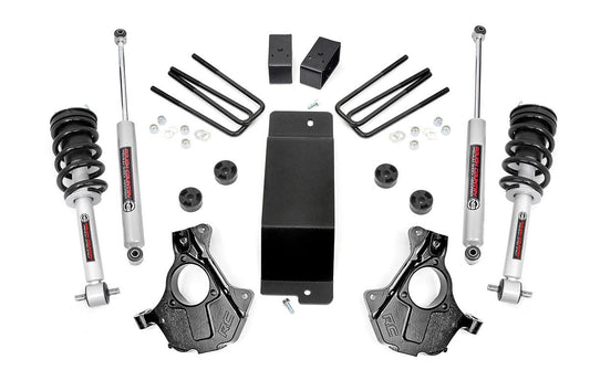Rough Country 11932 3.5 Inch Lift Kit | Cast Steel LCA| N3 Strut | Chevy/GMC 1500 (07-13)