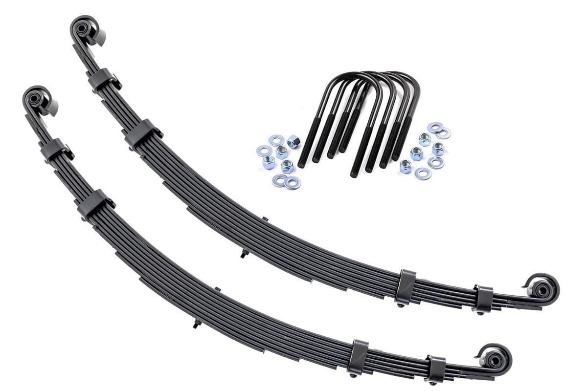 Rough Country 8005Kit Front Leaf Springs | 2.5" Lift | Pair | Jeep CJ5/CJ7 5 4WD (1955-1975)