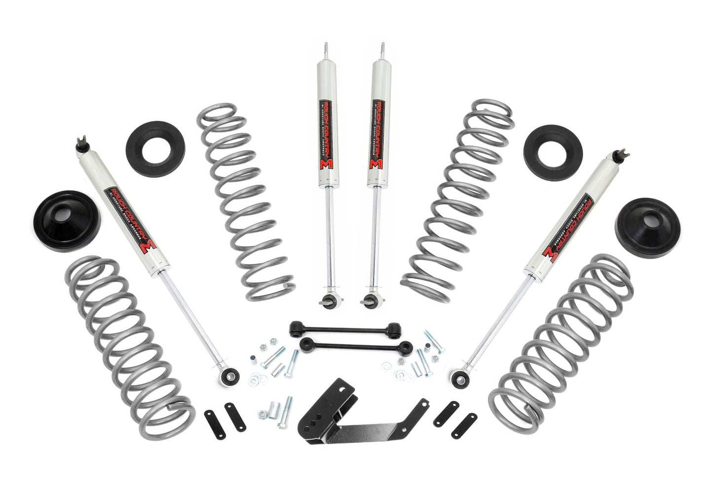 Rough Country 66940 3.25 Inch Lift Kit | M1 | Jeep Wrangler Unlimited 2WD/4WD (2007-2018)