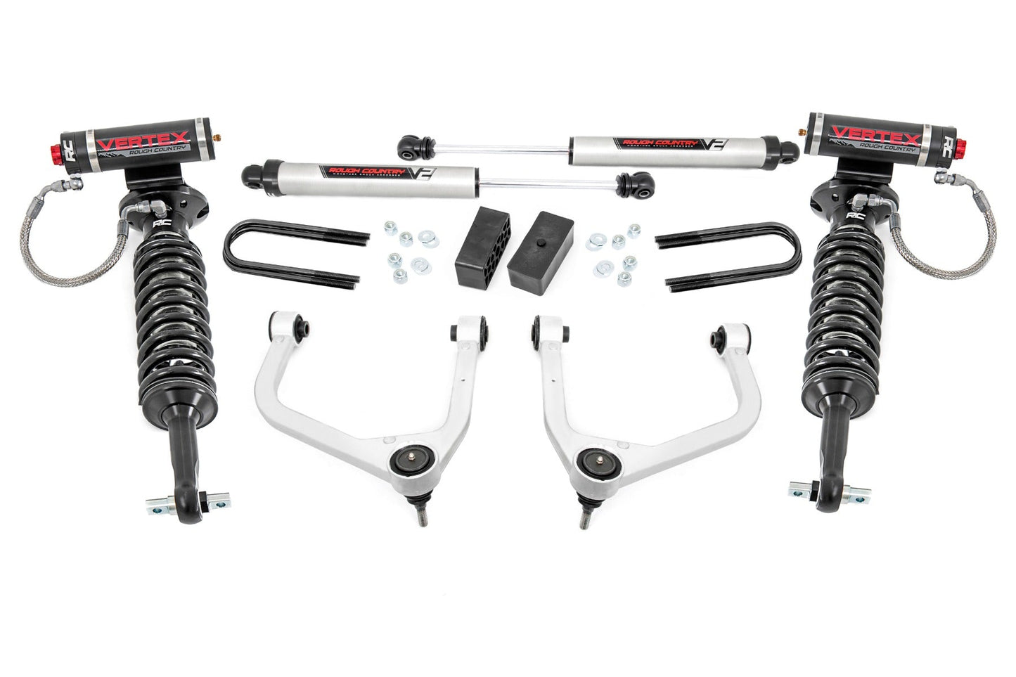 Rough Country 28857 3.5 Inch Lift Kit | Mono Leaf Rear | Vertex/V2 | GMC Sierra 1500 2WD/4WD (2019-2024 & Classic)