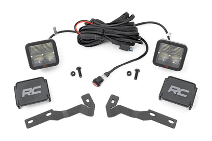 Rough Country 81080 LED Light Kit | Ditch Mount | 2" Spectrum Pair | Spot | Toyota Tacoma (16-23)