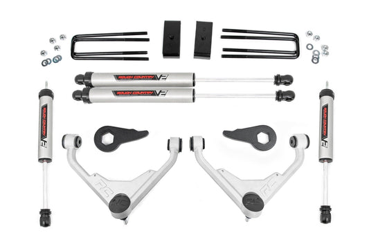 Rough Country 859670 3 Inch Lift Kit | FT Code | V2 | Chevy/GMC 2500HD/3500HD/Suburban 2500/Yukon XL 2500 (01-10)