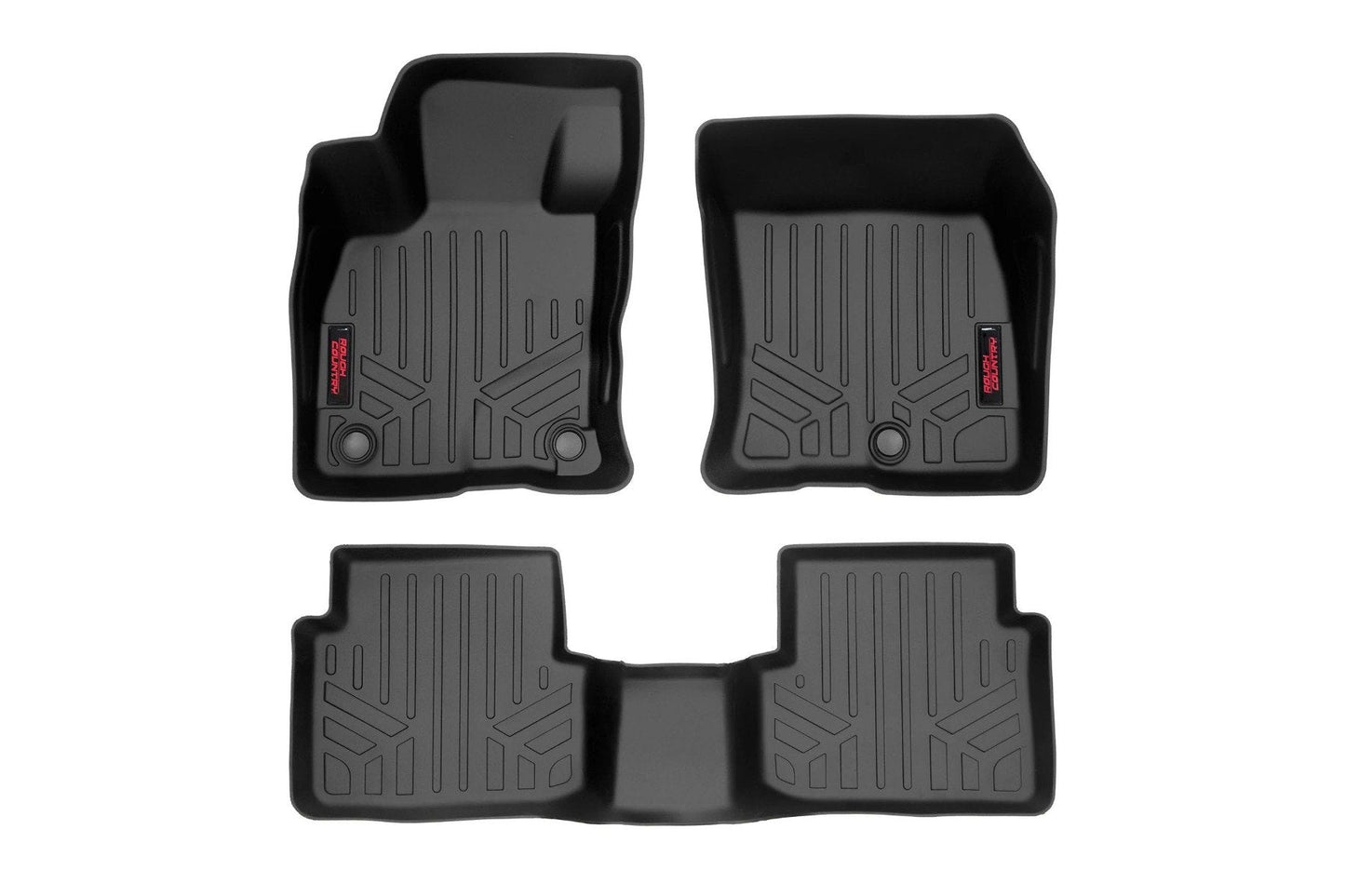 Rough Country M-51323 Floor Mats | FR & RR | Ford Bronco Sport 4WD (2021-2025)
