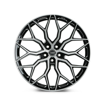 Vossen HF2 Brushed Gloss Black Wheel (19X8.5 5X112 ET +40 DEEP)