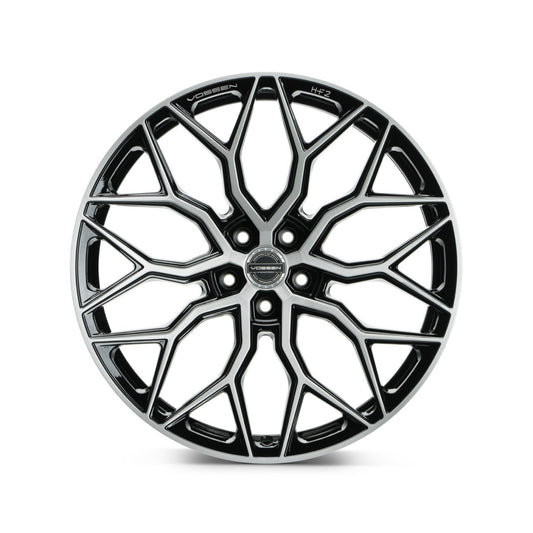 Vossen HF2 Brushed Gloss Black Wheel (24X10 5X130 ET +15 DEEP)