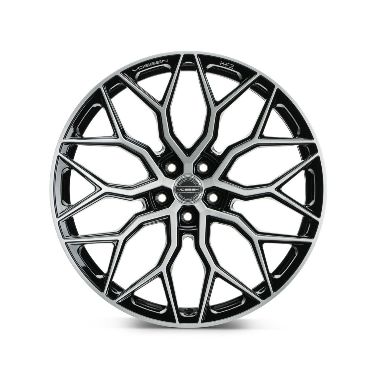 Vossen HF2 Brushed Gloss Black Wheel (19X8.5 5X114.3 ET +32 FLAT)