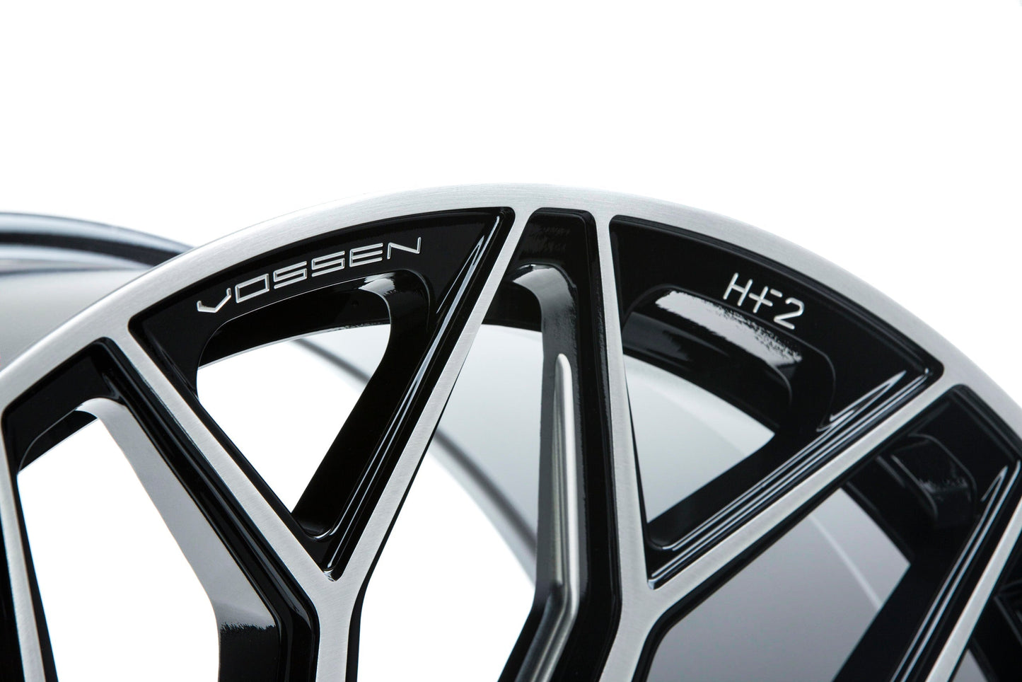 Vossen HF2 Brushed Gloss Black Wheel (19X8.5 5X112 ET +30 FLAT)