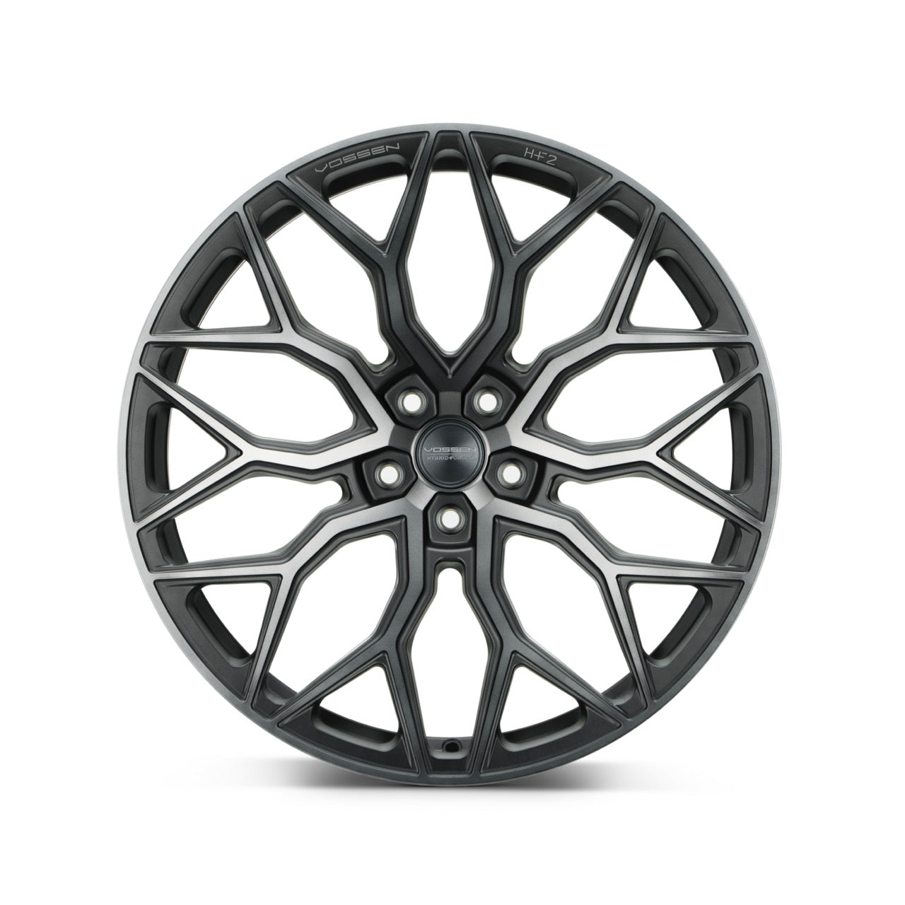 Vossen HF2 Tinted Matte Gunmetal Wheel (19X9.5 5X114.3 ET +40 DEEP)