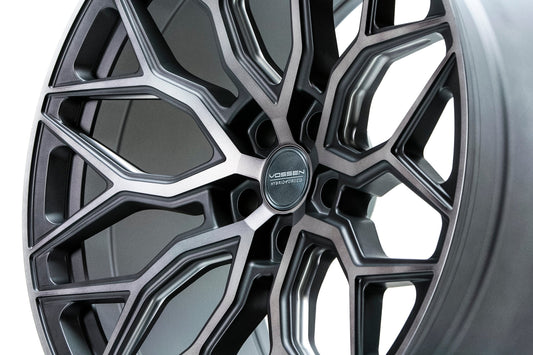 Vossen HF2 Tinted Matte Gunmetal Wheel (19X9.5 5X112 ET +45 DEEP)