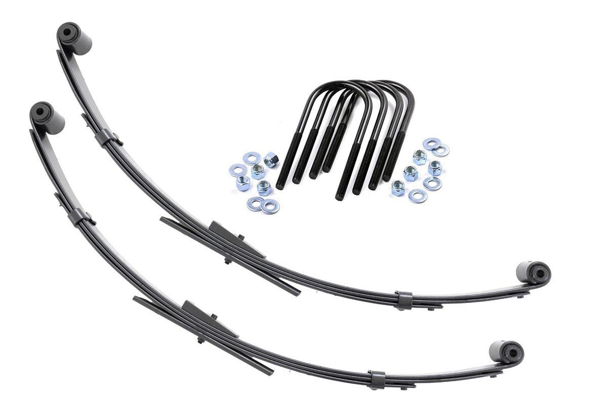 Rough Country 8012Kit Rear Leaf Springs | 2.5" Lift | Pair | Jeep Wrangler YJ 4WD (1987-1995)