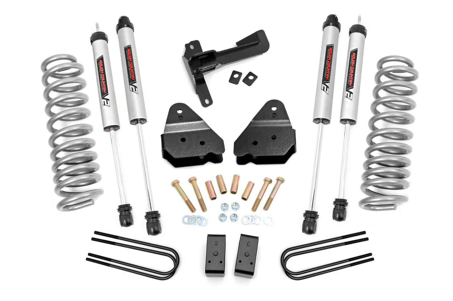 Rough Country 50272 3 Inch Lift Kit | V2 | Front Gas Coils | Ford F-250 Super Duty 4WD (17-22)