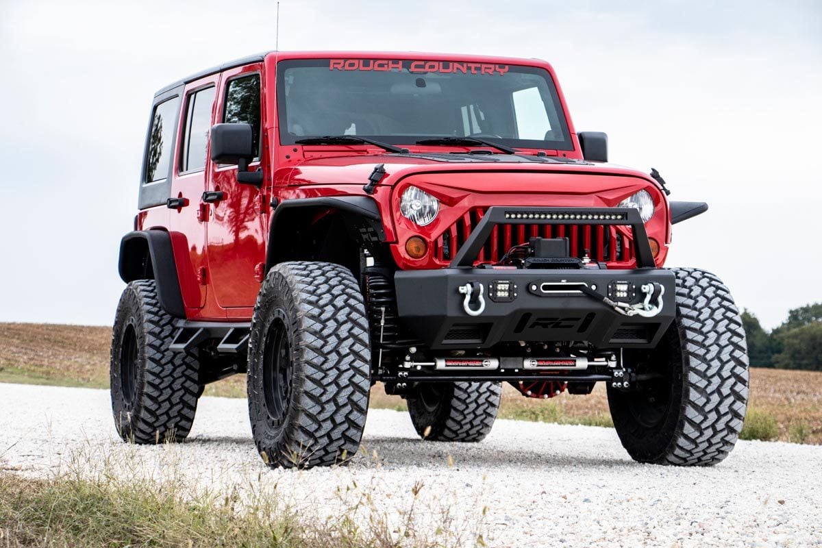 Rough Country 10524 Replacement Grille | Angry Eyes | Jeep Wrangler JK/Wrangler Unlimited  (07-18)