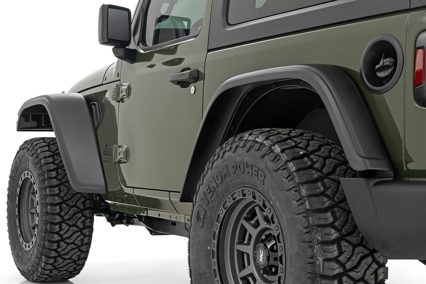 Rough Country A-J01822 WF1 Fender Flares | Jeep Wrangler JL (18-25)/Wrangler Unlimited (18-25)