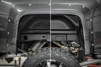 Rough Country 4214 Rear Wheel Well Liners | Chevy Silverado 1500 2WD/4WD (2014-2018 & Classic)