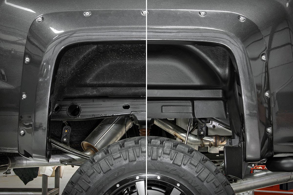 Rough Country 4216 Rear Wheel Well Liners | GMC Sierra 1500/Sierra 2500 HD/Sierra 3500 HD (14-19)