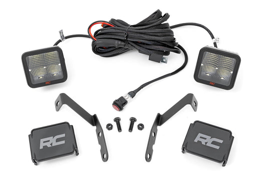 Rough Country 82059 LED Light Kit | Ditch | 2" Spectrum Pair | Spot | Chevy 1500 & Chevy/GMC 2500HD/3500HD (07-14)