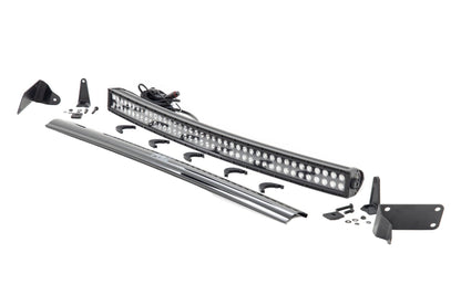 Rough Country 70570B LED Light Kit | Bumper Mount | 40" Black Dual Row | Ram 2500/3500 4WD (11-18)