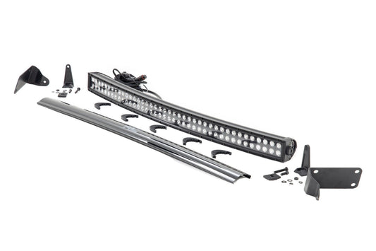 Rough Country 70570B LED Light Kit | Bumper Mount | 40" Black Dual Row | Ram 2500/3500 4WD (11-18)