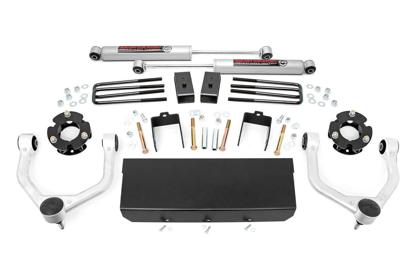 Rough Country 83630 3 Inch Lift Kit | N3 Shocks | Nissan Titan XD 2WD/4WD (2016-2024)