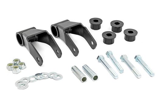 Rough Country 1104 Boomerang Lift Shackles | .75 Inch | Jeep Cherokee XJ 2WD/4WD (1984-2001)