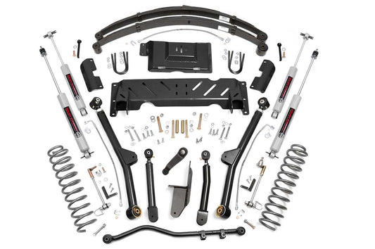 Rough Country 68622 4.5 Inch Lift Kit | Long Arm | RR Leafs | Jeep Cherokee XJ 4WD (1984-2001)
