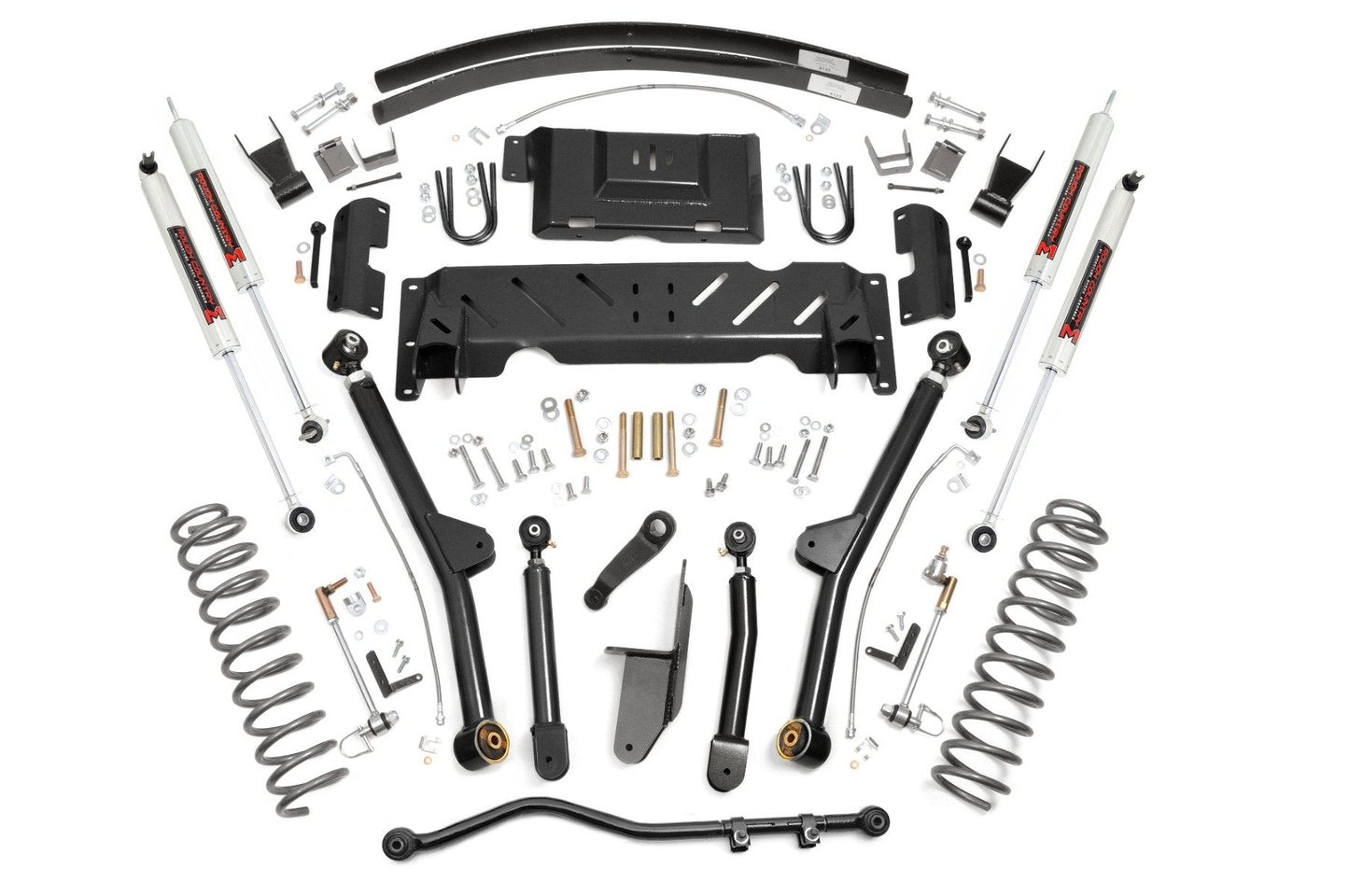 Rough Country 61640 4.5 Inch Lift Kit | Long Arm | AAL | NP242 | M1 | Jeep Cherokee XJ 4WD (84-01)