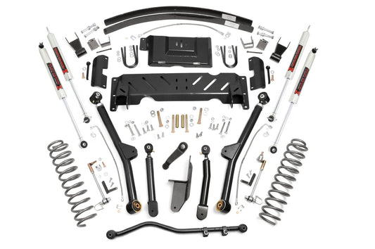 Rough Country 61640 4.5 Inch Lift Kit | Long Arm | AAL | NP242 | M1 | Jeep Cherokee XJ 4WD (84-01)