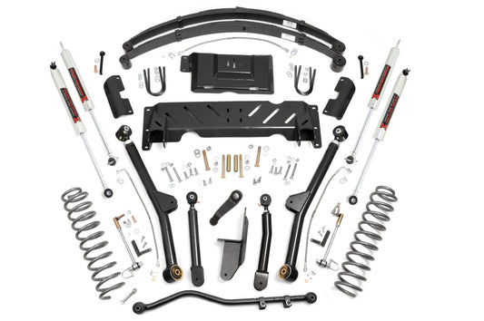Rough Country 68640 4.5 Inch Lift Kit | Long Arm | RR Leafs | M1 | Jeep Cherokee XJ 4WD (84-01)