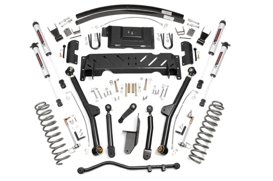 Rough Country 68970 4.5 Inch Lift Kit | Long Arm | RR AAL | NP231 | V2 | Jeep Cherokee XJ (84-01)