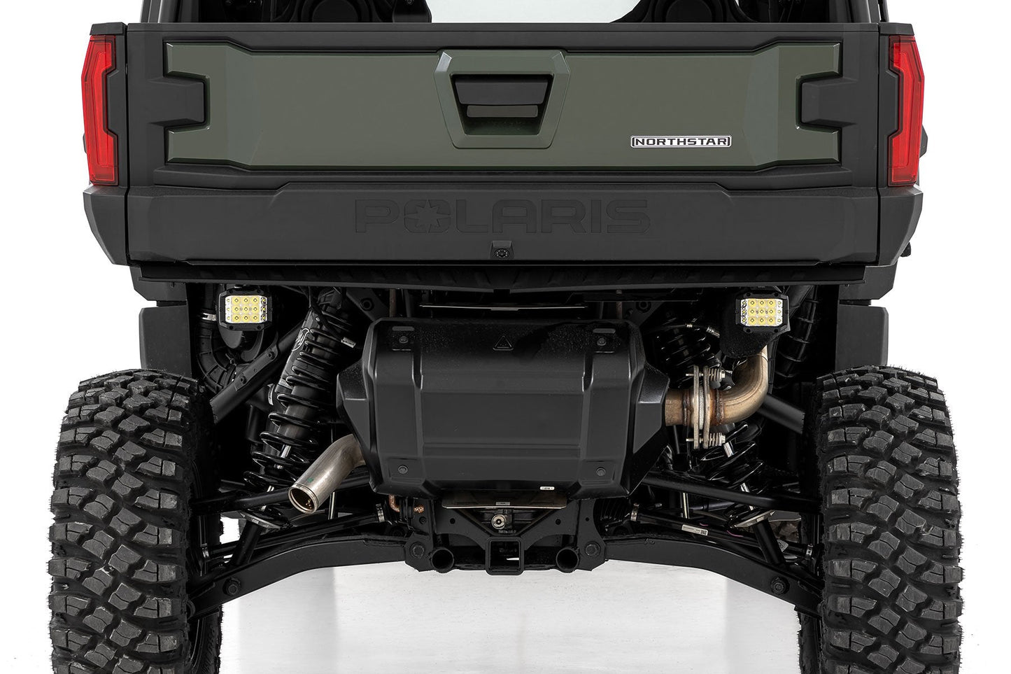 Rough Country 93188 LED Light | Under Bed Mount | 2" Black Pair | Flood | Polaris XPEDITION ADV 5