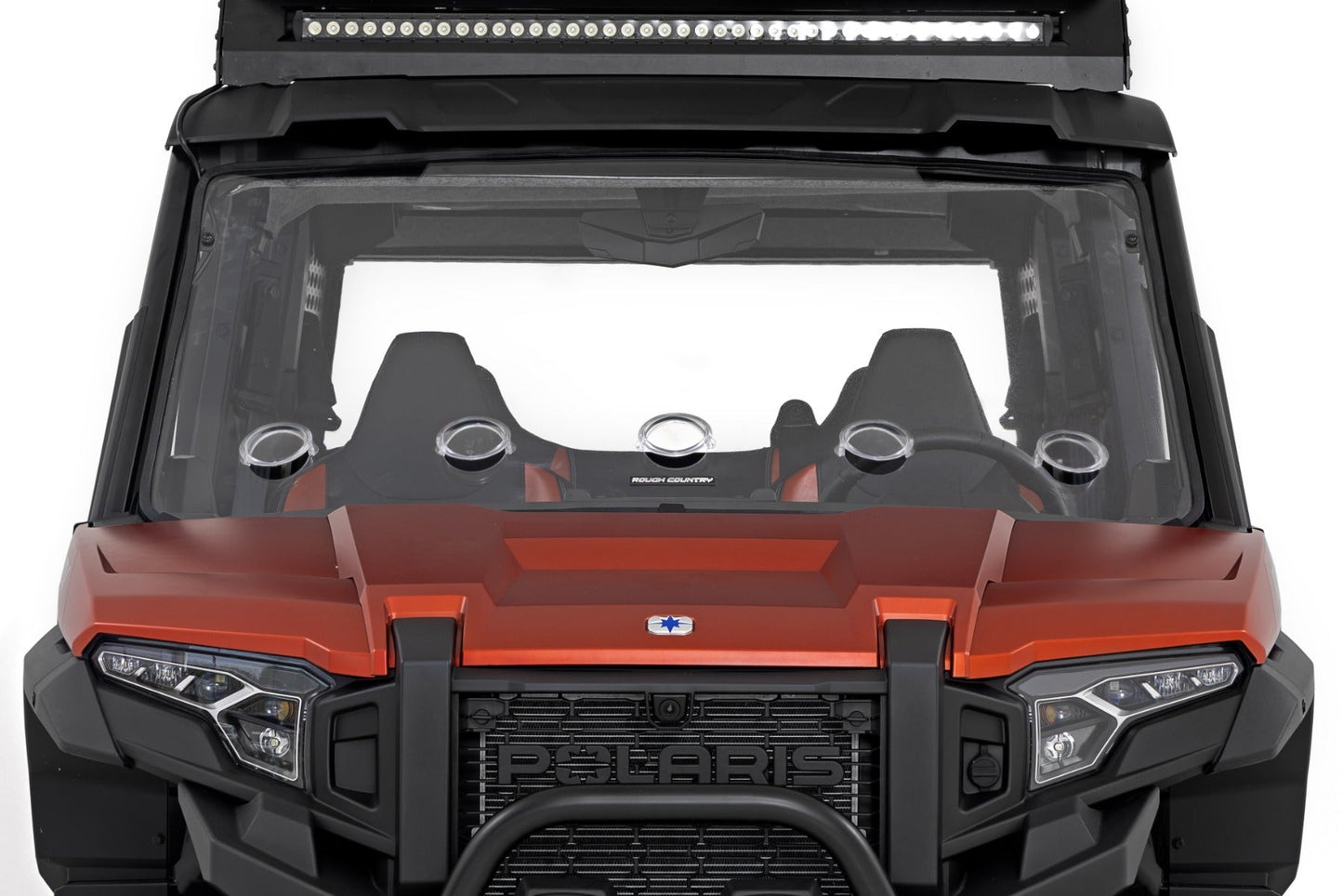 Rough Country 98202410 Vented Full Windshield | Scratch Resistant | Polaris XPEDITION XP 5