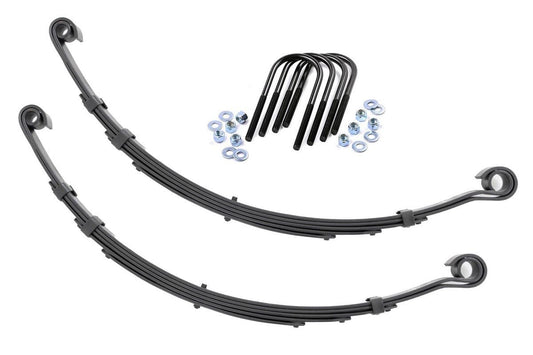Rough Country 8019Kit Front Leaf Springs | 4" Lift | Pair | Jeep CJ5/CJ7 7 4WD (1982-1986)