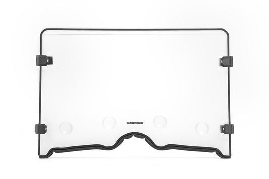 Rough Country 98241240 Vented Full Windshield | Scratch Resistant | Yamaha Rhino 660/Rhino 700