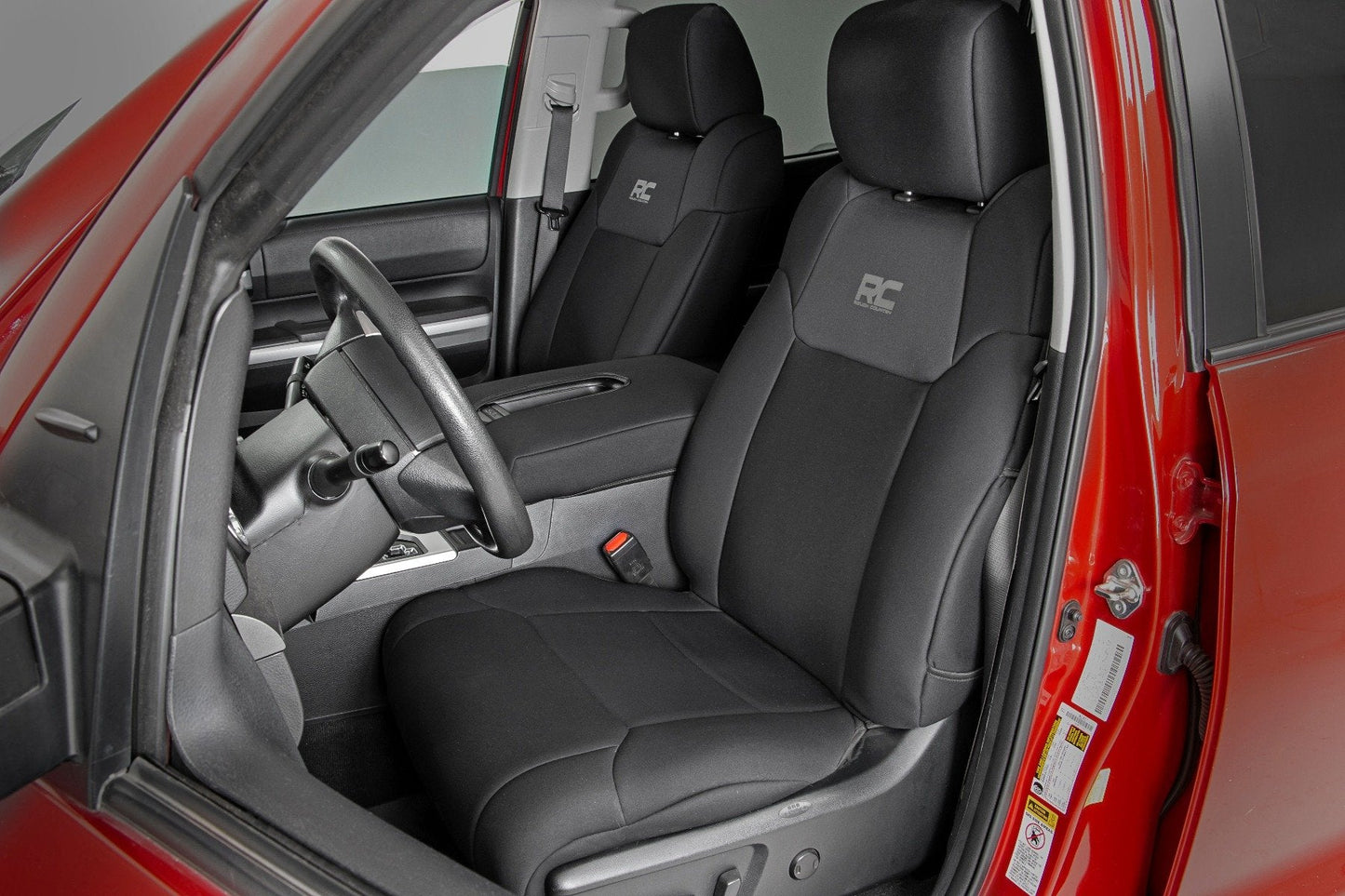 Rough Country 91026A Seat Covers | Front W/ Console Cover | Toyota Tundra 2WD/4WD (2014-2021)