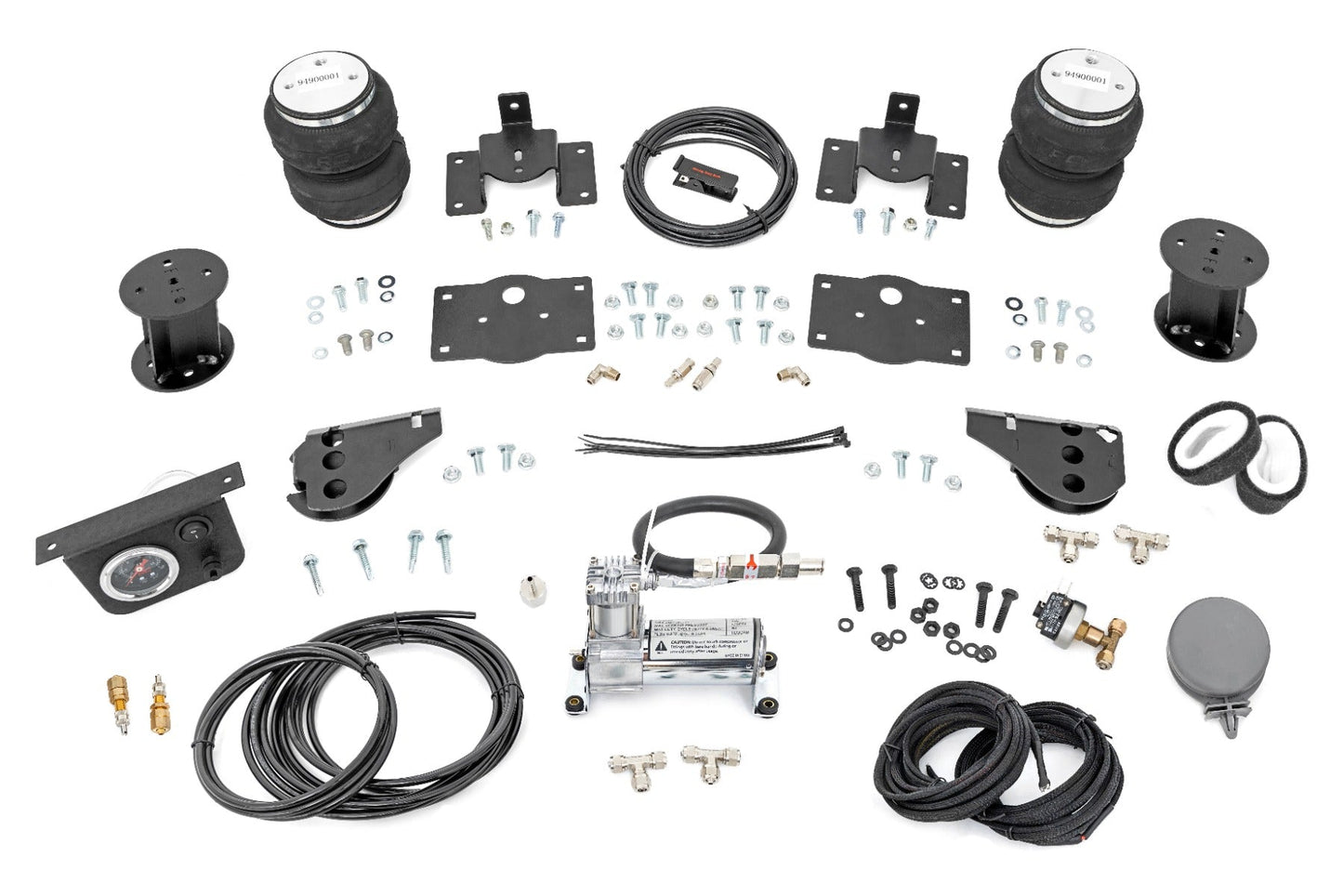 Rough Country 100326C Air Spring Kit w/compressor | 6 Inch Lift Kit | Ram 1500 2WD/4WD (2009-2018 & Classic)