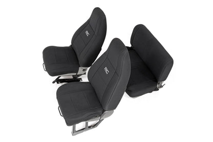 Rough Country 91008 Seat Covers | Front and Rear | Jeep Wrangler YJ 4WD (1987-1990)