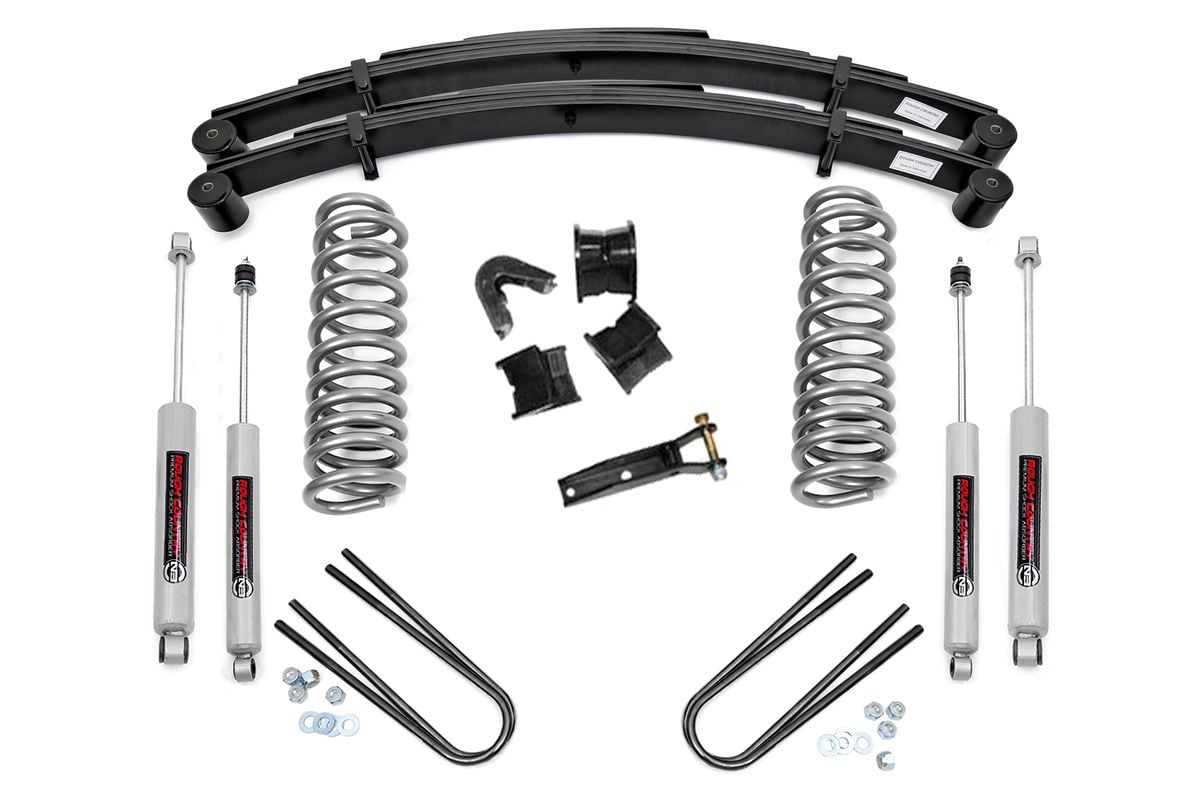 Rough Country 530-77-7930 2.5 Inch Lift Kit | Rear Springs | Ford F-100/F-150 4WD (1977-1979)