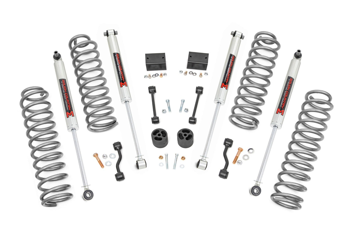 Rough Country 66640 2.5 Inch Lift Kit | Coils | M1 | Jeep Wrangler Unlimited 4WD (2018-2023)