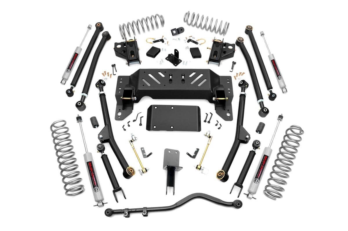 Rough Country 90222 4 Inch Lift Kit | Long Arm | Jeep Grand Cherokee ZJ 4WD (1993-1998)