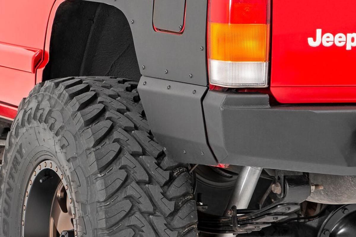 Rough Country 10573 Quarter Panel Armor | Rear | Jeep Cherokee XJ 2WD/4WD (1984-1996)