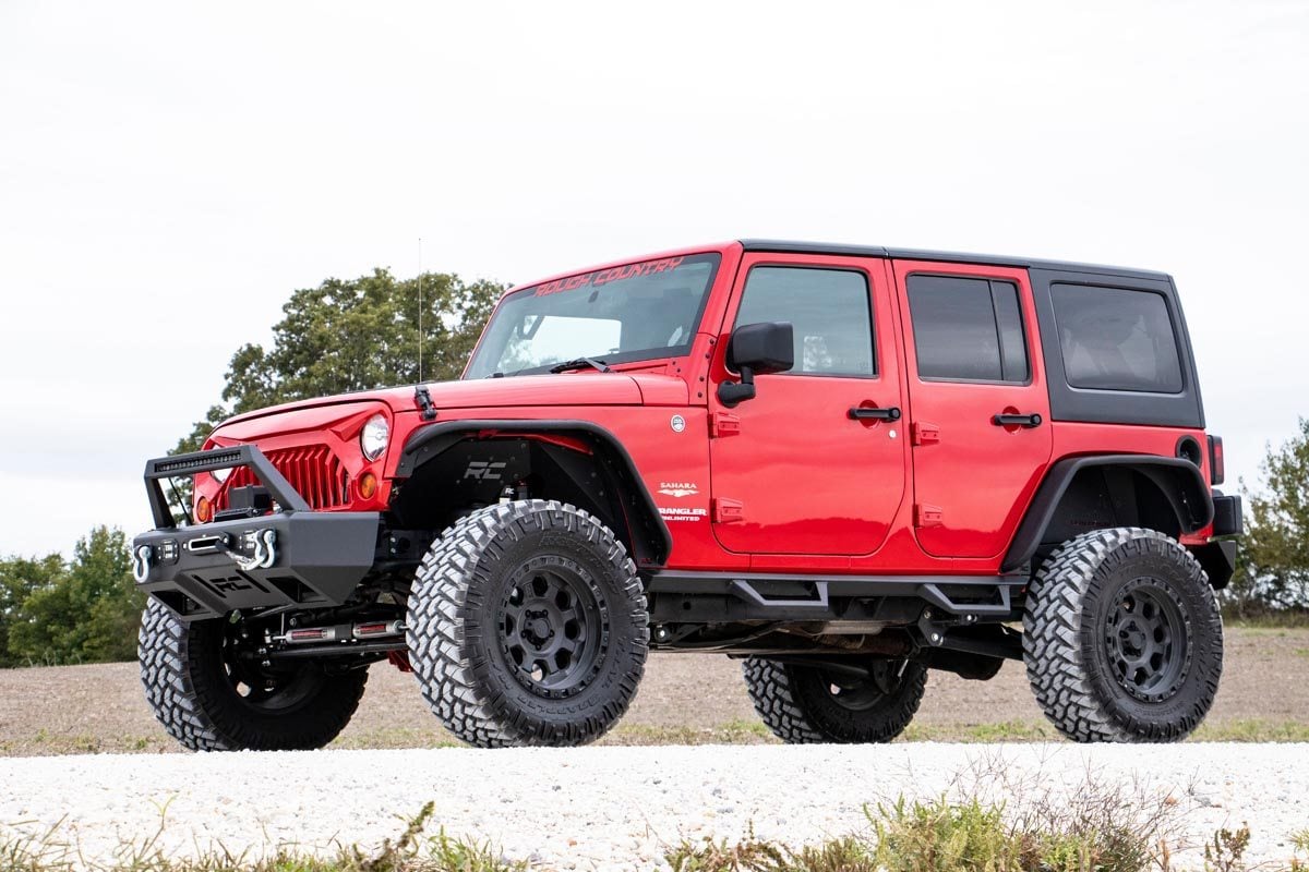 Rough Country 10524 Replacement Grille | Angry Eyes | Jeep Wrangler JK/Wrangler Unlimited  (07-18)