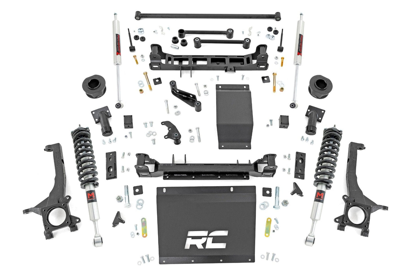 Rough Country 73940 4.5 Inch Lift Kit | RR Coils | M1 Struts/M1 | Toyota 4Runner 2WD/4WD (15-20)
